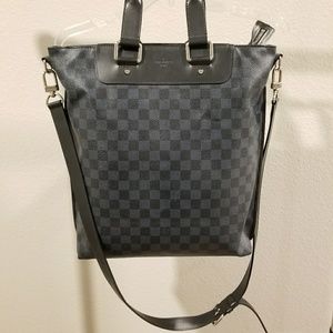 LV Cabas Jour Damier Tote and Shoulder Bag